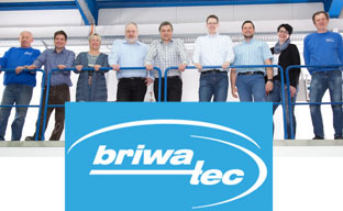 briwatech Logo und Mitarbeiter