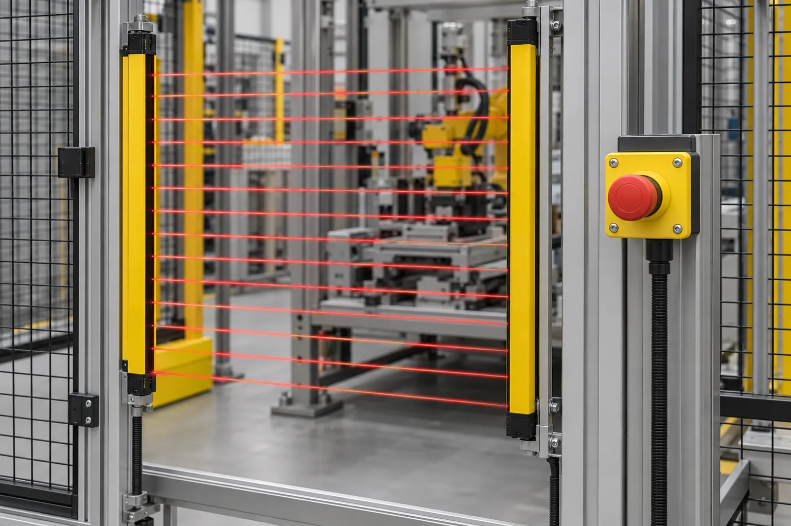 SAFETY - SCHUTZ FÜR MENSCH UND MASCHINE Sicherheitsvorhang